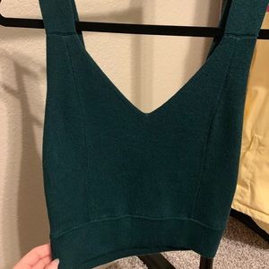 Emerald crop top
